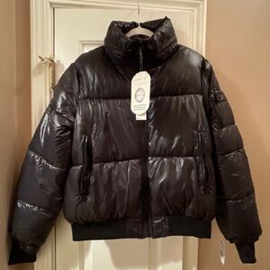 Madden Girl Black Puffer Coat Jacket